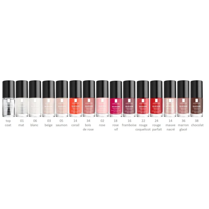 La Roche Posay Silicium Color Care Smalto Colorato 7 ml - Colore: 16 framboise