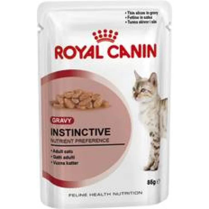 Royal Canin Feline Instinctive Cibo umido per Gatti Adulti in Salsa 85 g