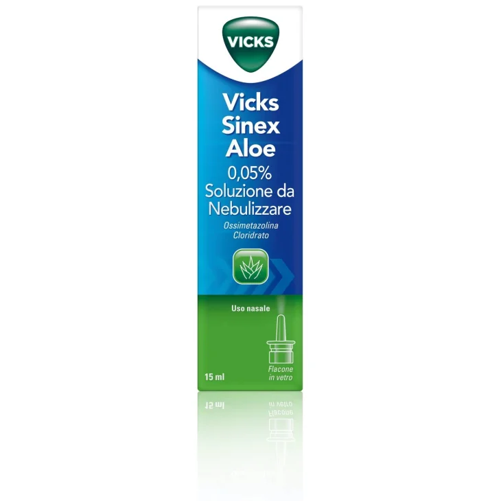 Vicks Sinex Aloe Spray Nasale Decongestionante 0,05%15 ml