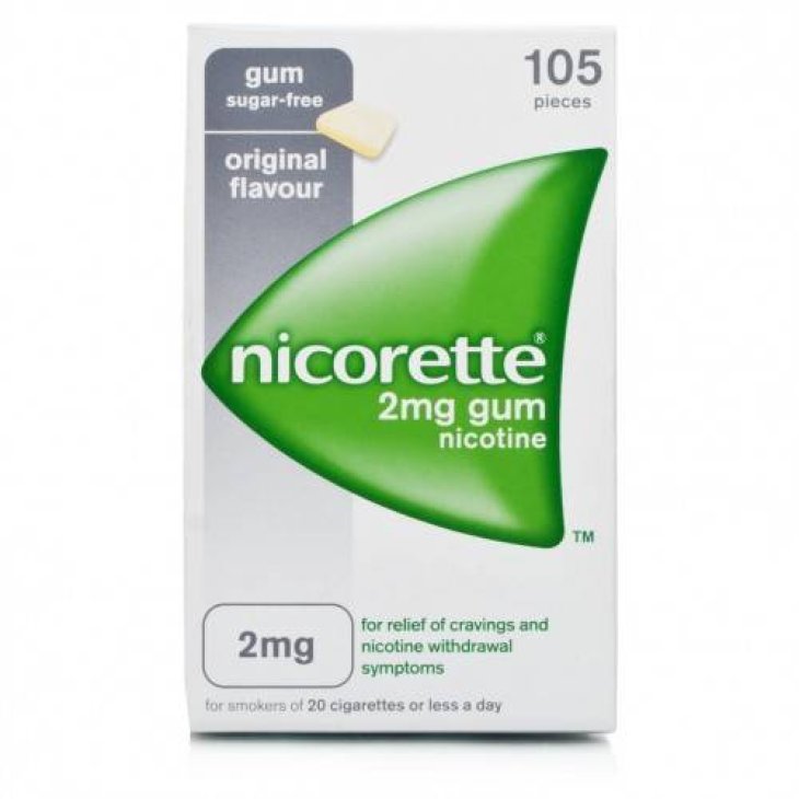 Nicorette 2 mg Gomme masticabili contro il tabagismo 105 gomme - Formato: 105 gomme