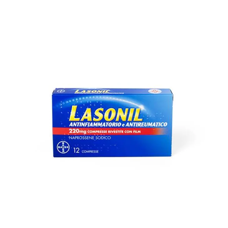 Lasonil Antinfiammatorio e Antireumatico Compresse 220 mg - Formato: 12 compresse