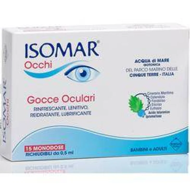 Isomar Occhi Soluzione Fisiologica Flaconcini Monodose Acqua di Mare