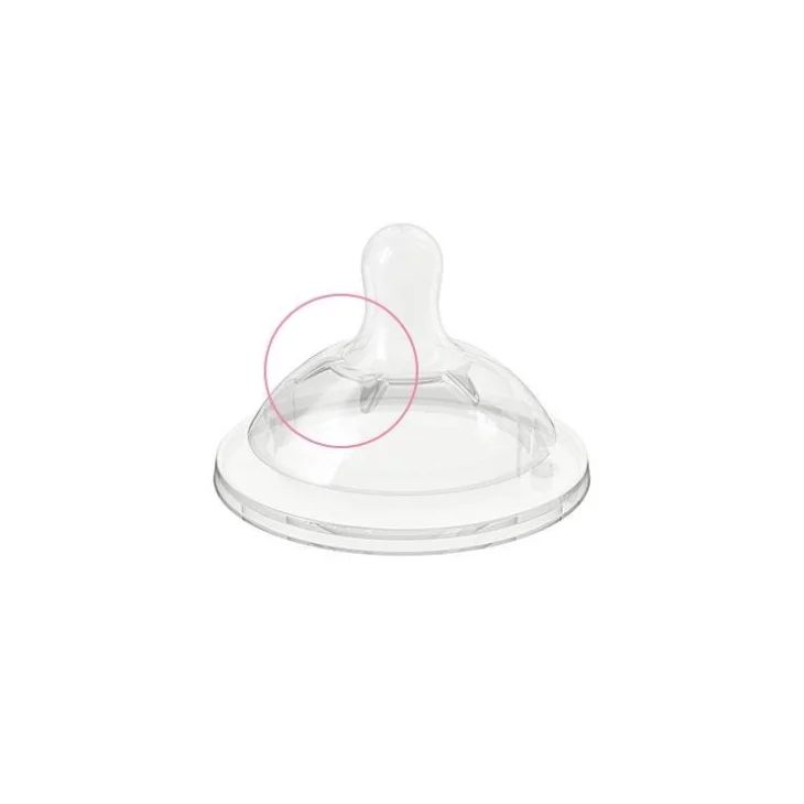 Chicco NaturalFeeling Tettarella Biberon Step Up 4m+ - Tettarella: 0m+ Flusso normale