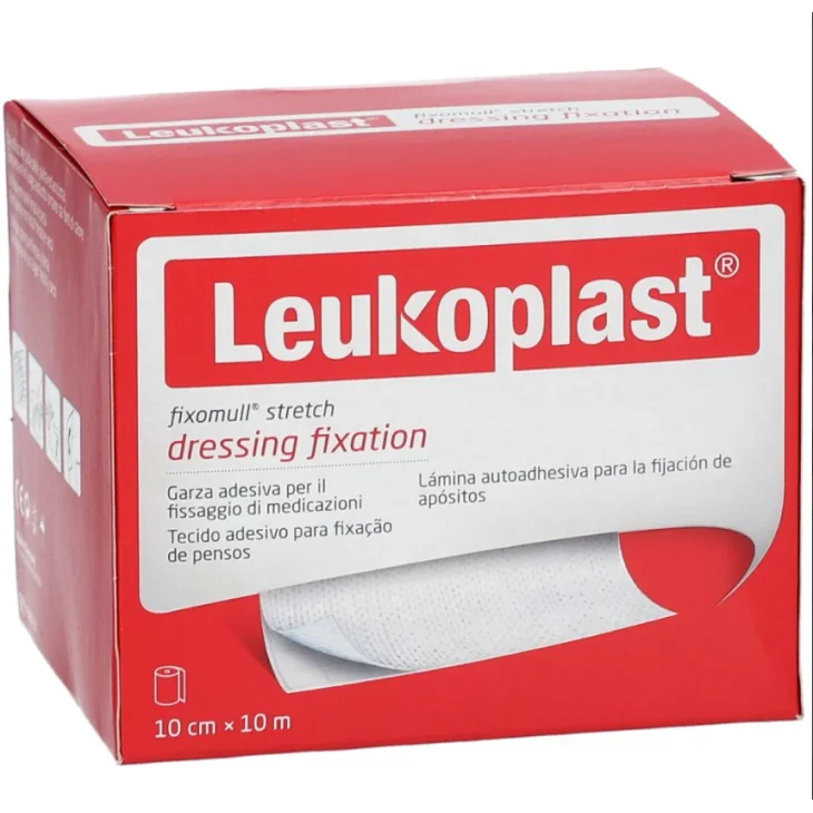 BSN Medical Leukoplast Fixomull Stretch Cerotto in TNT Conformabile 10x10 cm