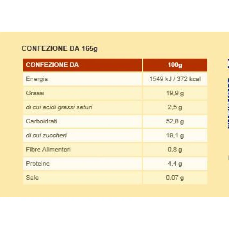 Piaceri Mediterranei Canestrelli Biscotti senza glutine e senza latte 165 g - Formato: 125 g