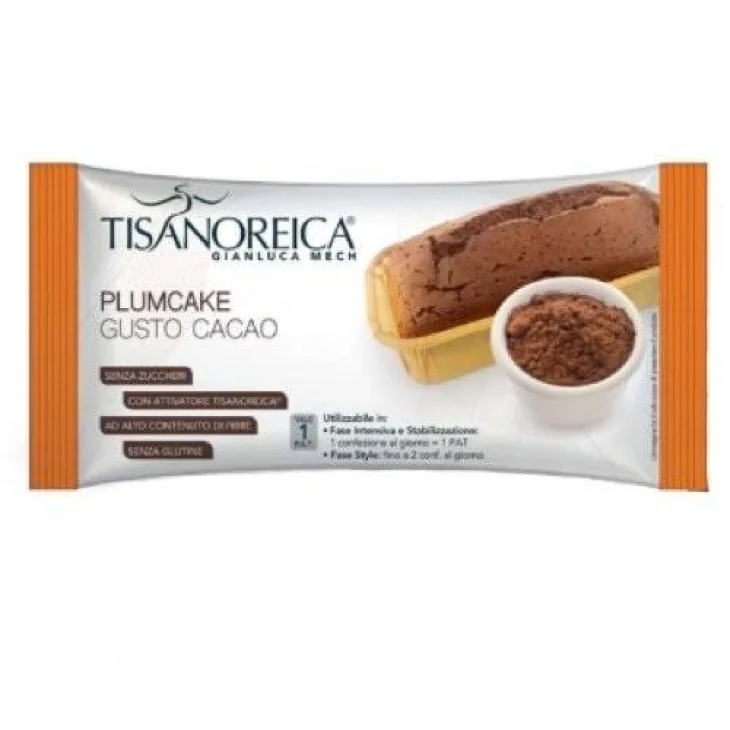 Tisanoreica Style Plum Cake 45 g Snack Dietetico al Gusto di Cacao