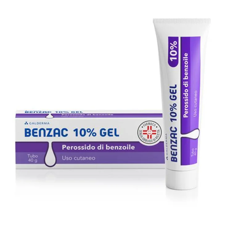 Benzac Gel 10% Antisettico della Pelle contro l'acne 40 ml