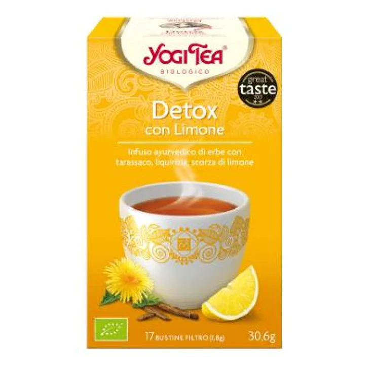 Yogi Tea Infuso Ayurvedico Detox con Limone 17 filtri