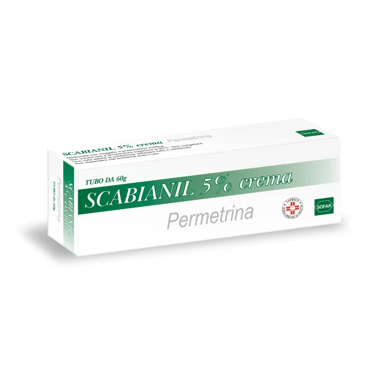 Alfasigma Scabianil Crema Dermatologica 30 G 5% - Formato: 60 grammi