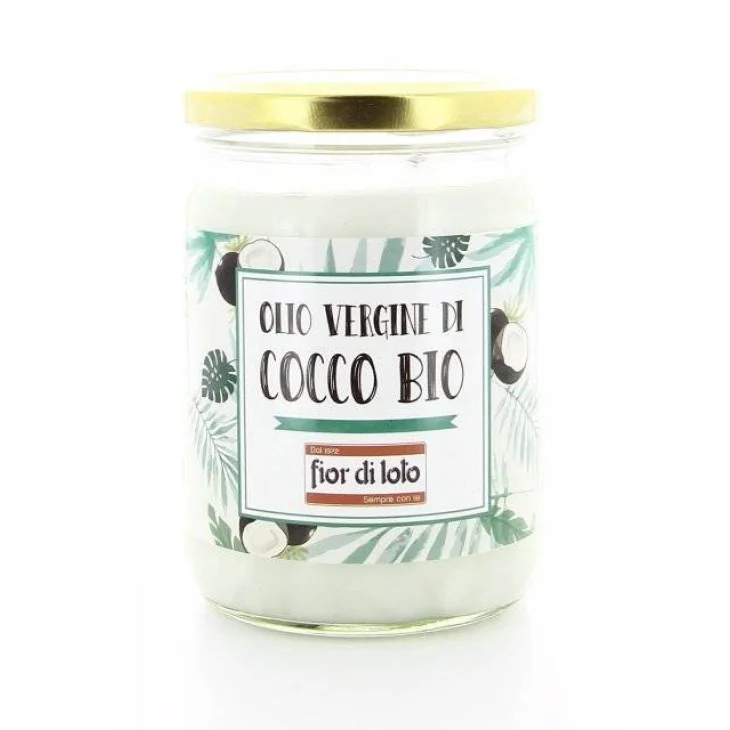 Fior di Loto Olio Vergine di Cocco Biologico - Formato: 180 gr
