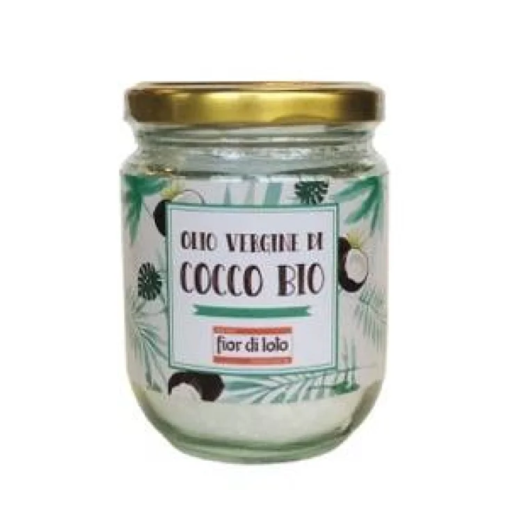 Fior di Loto Olio Vergine di Cocco Biologico - Formato: 180 gr