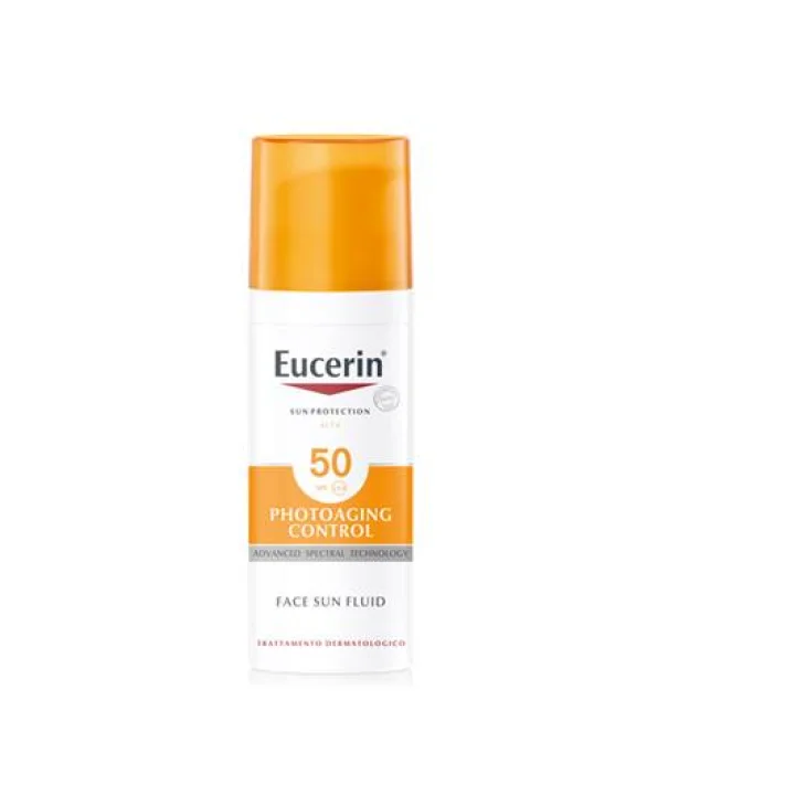 Eucerin Sun Fluid Anti-Età Viso Crema protezione solare SPF50 50 ml