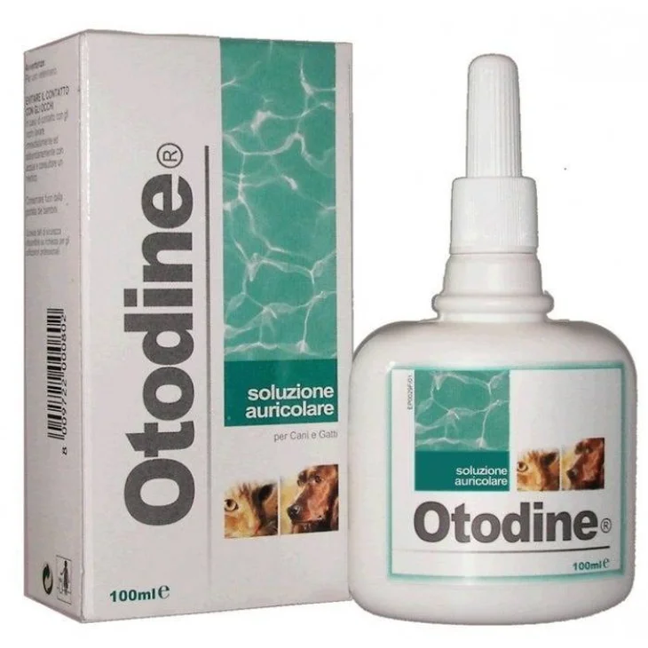 Otodine Detergente liquido auricolare per cani e gatti 100 ml