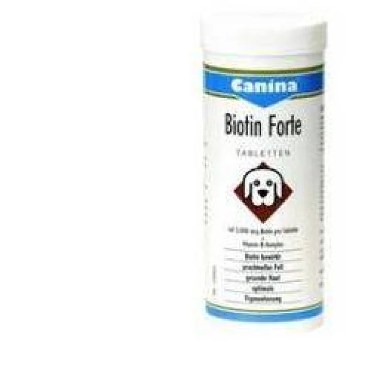 Canina Pharma Biotin Forte Integratore per la Cute del Cane - Formato: 60 compresse