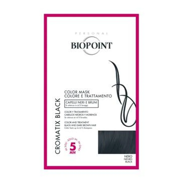 Biopoint Color Mask Cromatix Colorazione Capelli Nero