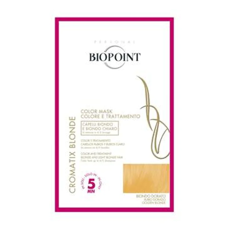 Biopoint Color Mask Cromatix Colorazione capelli Biondo Dorato