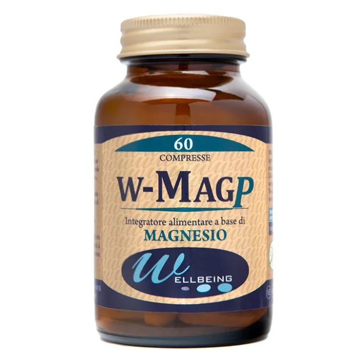 Wellbeing W Mag Plus Magnesio Integratore di Magnesio 60 compresse