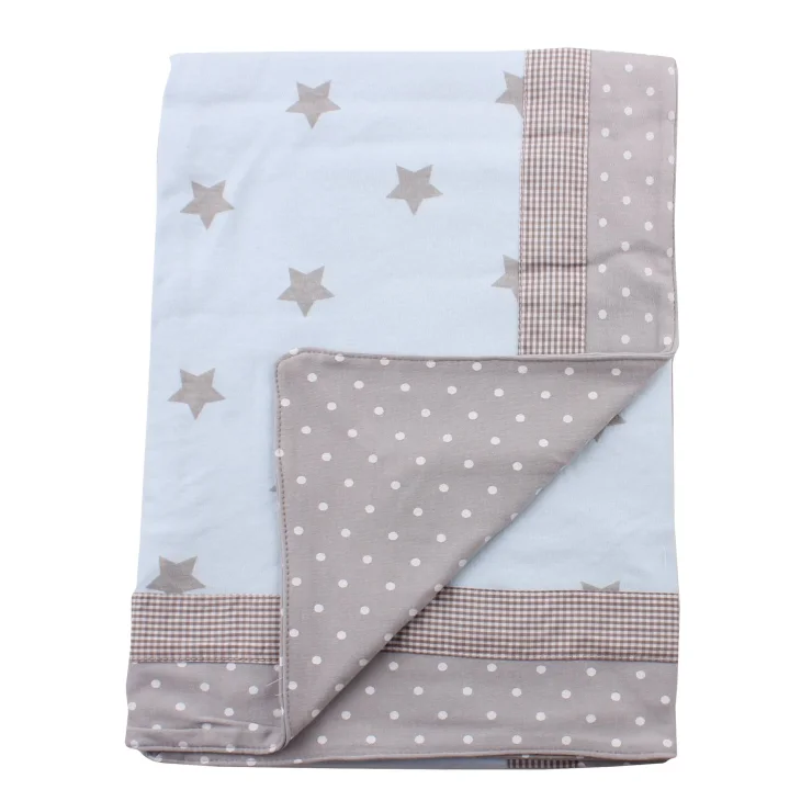 Minene Copertine Estiva in Cotone - Colore: Blu-Grigio