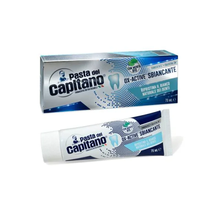 Pasta del Capitano Ox Active Dentifricio Sbiancante Nuova Formulazione 75 ml