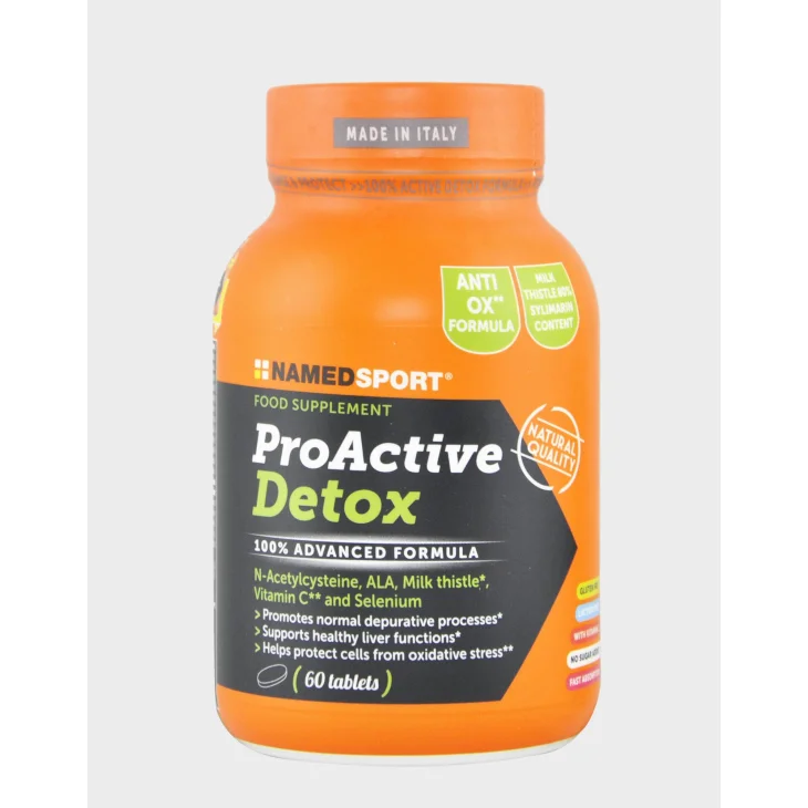 Named Sport Pro Active Detox Integratore Depurativo per Sportivi 60 tavolette