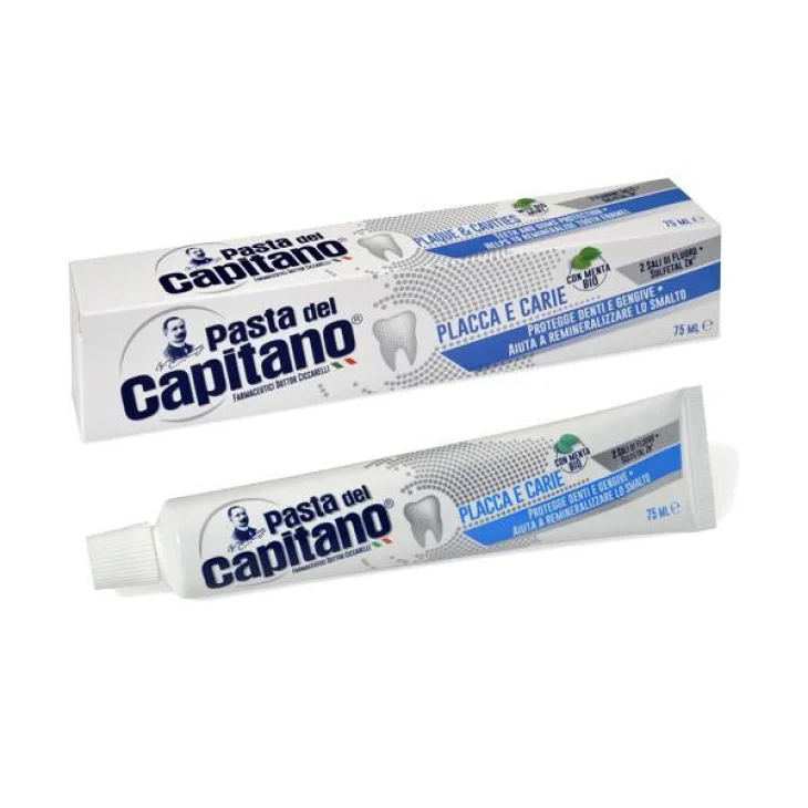 Pasta del Capitano Placca e Carie Dentifricio 75 ml - Formato: 75 ml