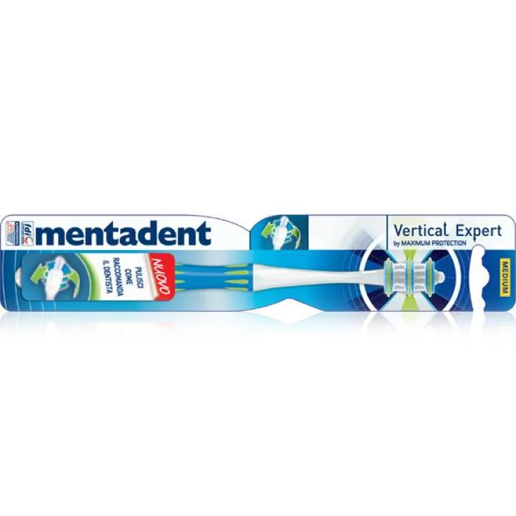 Mentadent Vertical Expert Spazzolino per pulizia verticale dei denti 1 Pezzo