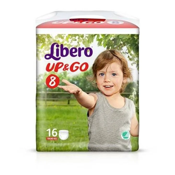 Libero Up&Go Pannolini Mutandina Taglia 8 (19-30 kg) 14 pezzi