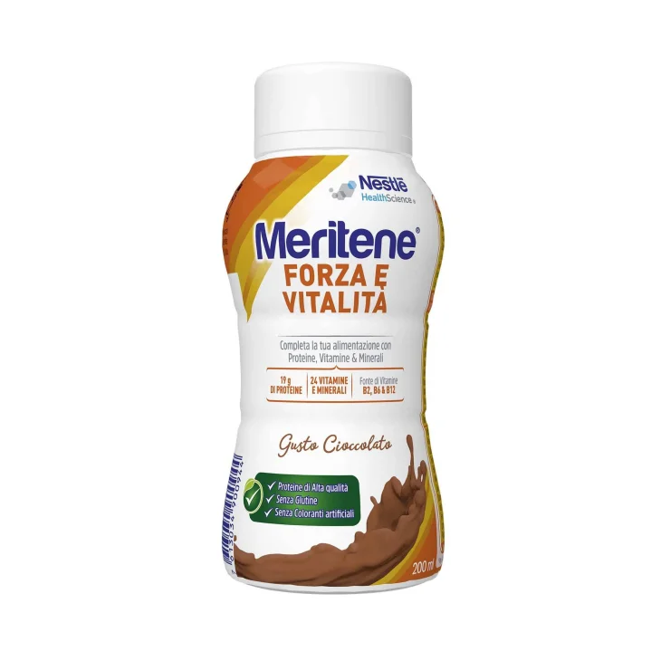 Meritene Forza e Vitalità Drink 200 ml - Gusto: Cioccolato