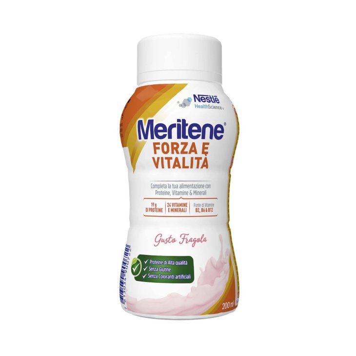 Meritene Forza e Vitalità Drink 200 ml - Gusto: Fragola