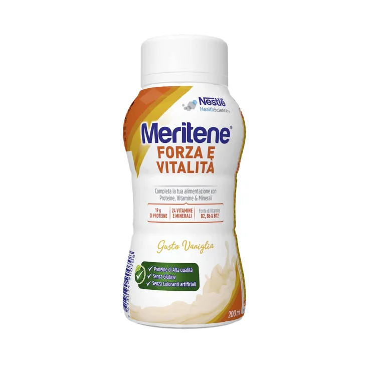 Meritene Forza e Vitalità Drink 200 ml - Gusto: Vaniglia