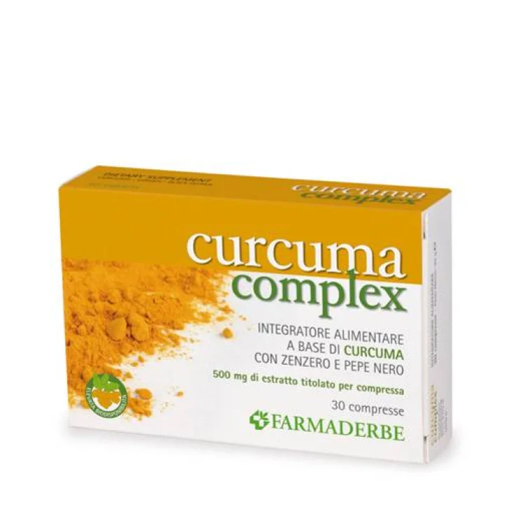 Farmaderbe Curcuma Complex Integratore Funzionalità Epatica