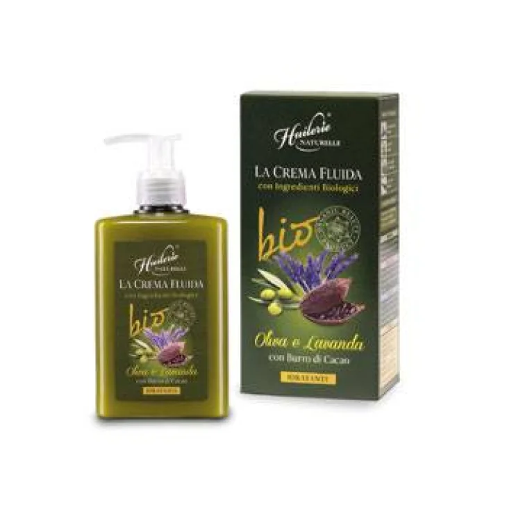 Huileire Crema Fluida Idratante Olio e Lavanda