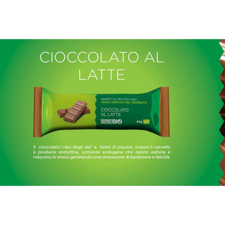 ProLive Bio Barretta Proteica Cioccolato al Latte 40 gr