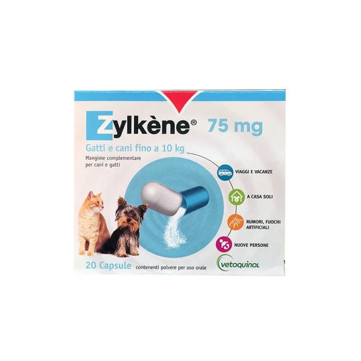 Zylkene 75 MG Cani e Gatti Integratore per Animali