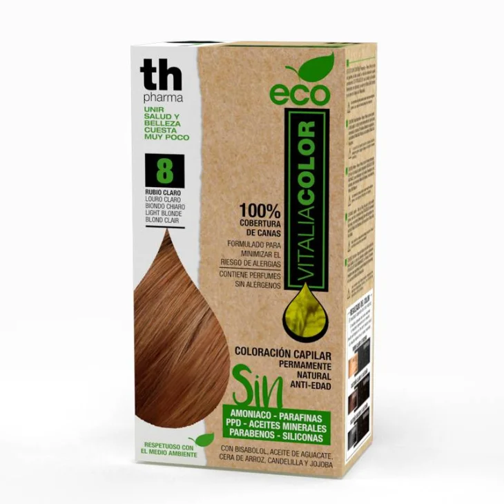 Th Pharma Eco Vitacolor Kit colorazione per capelli - Colore: 08 Biondo Chiaro