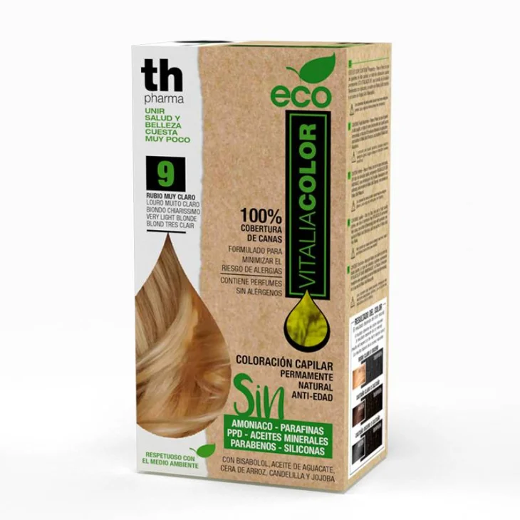 Th Pharma Eco Vitacolor Kit colorazione per capelli - Colore: 09 Biondo Chiarissimo