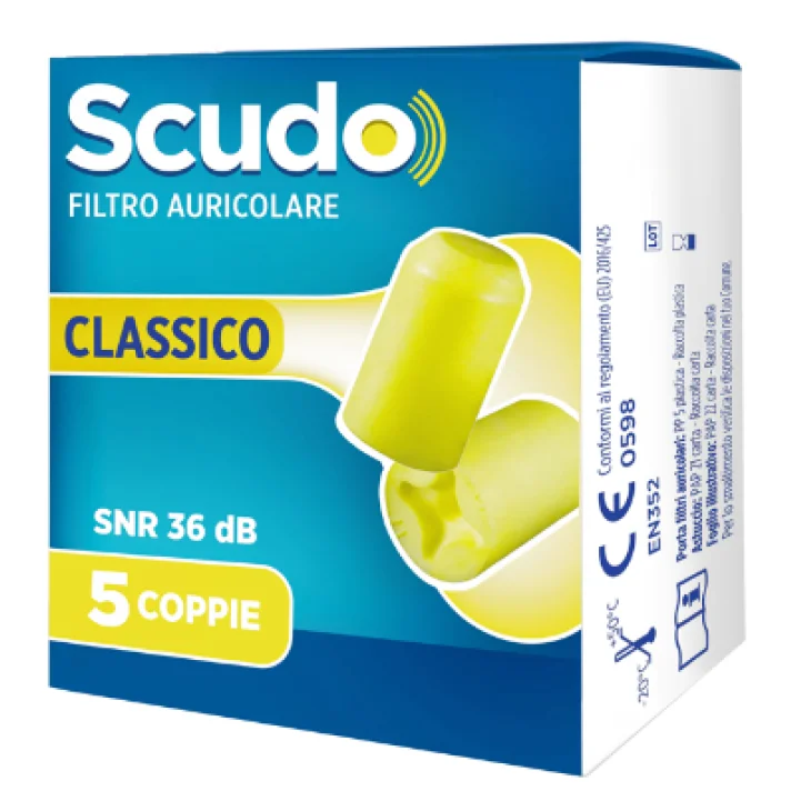 Earplug Scudo Classic Tappi Auricolari - Formato: 10 pezzi