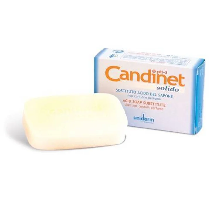 Uniderm Candinet Solido Sapone detergente per la pelle delicata 100 g