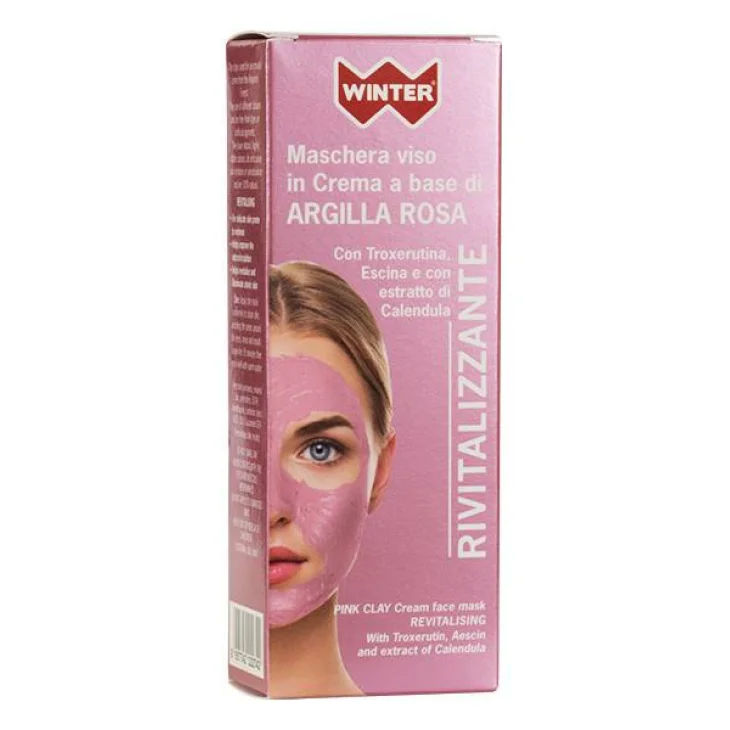 Winter Maschera Viso Rivitalizzante a base di Argilla Rosa