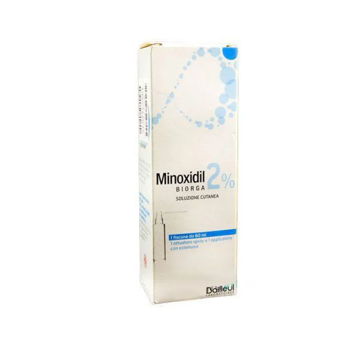 Minoxidil Biorga Soluzione Cutanea 2% 3 flaconi da 60 ml