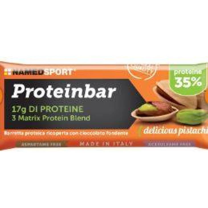 Named Sport Proteinbar Delicious Barretta Proteica Gusto Pistacchio 50 g