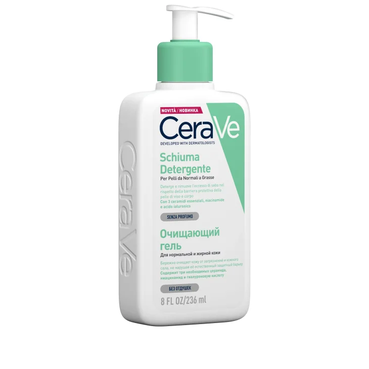 CeraVe Schiuma Detergente Viso Corpo - Formato: 88 ml