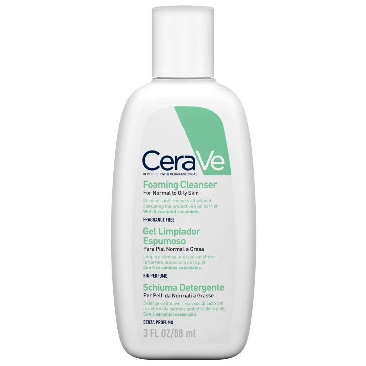 CeraVe Schiuma Detergente Viso Corpo - Formato: 88 ml
