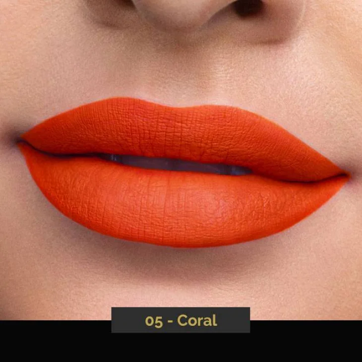 Infinity Make Up Matt&Fix Lipcolor - colori infinity: 05-Coral