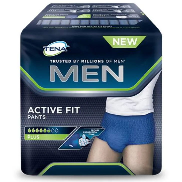 Tena Men Active Fit Pants Mutande assorbenti per uomo - Taglia: M
