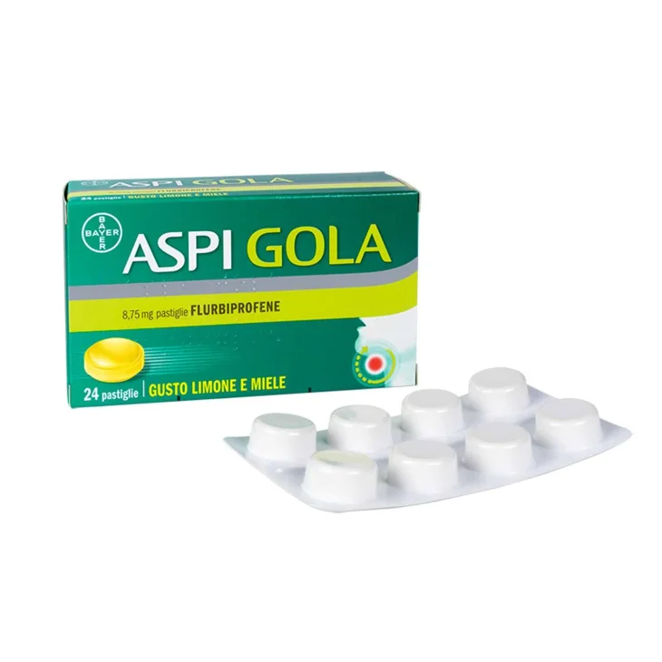 Aspi Gola Pastiglie Mal di Gola - Formato: 16 pastiglie