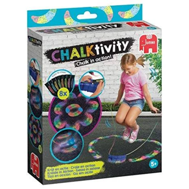 Chalktivity Corda Arcobaleno con Gesso Colorato