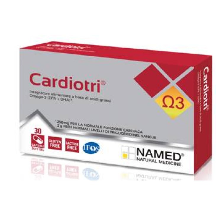 Named Cardiotri integratore di acidi grassi omega-3 30 capsule softgel