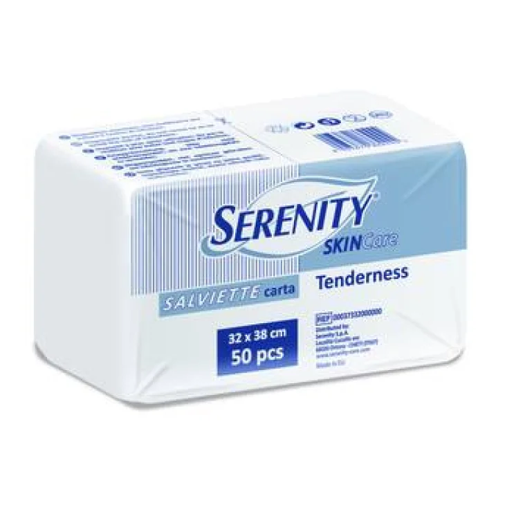 Serenity Skincare Tenderness Salviette Carta 32 x 38 cm da 50 pezzi