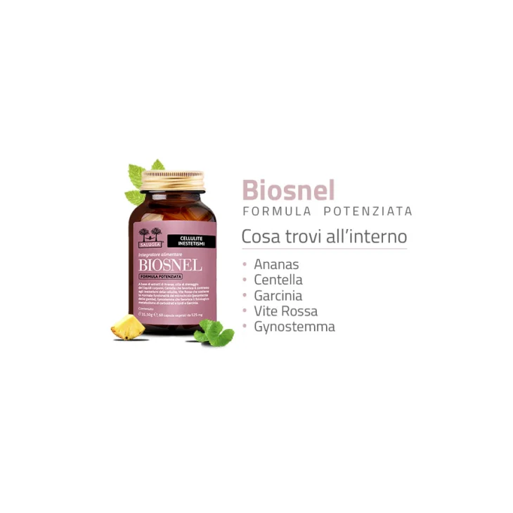 Salugea Biosnel Formula Potenziata Integratore Per Contrastare la Cellulite 60 capsule